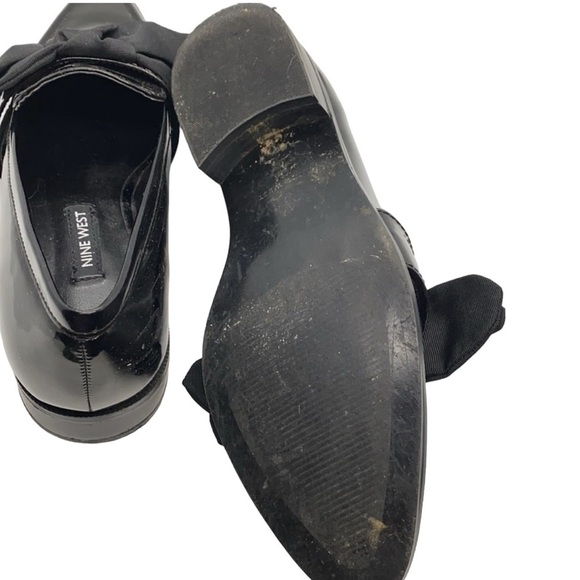 Nine West “Weeping Bow” Patent Leather Loafers - Picture 5 of 8